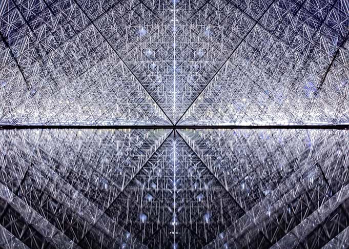 Louvre Museum Abstract