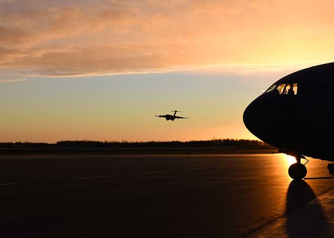 Sunset landing