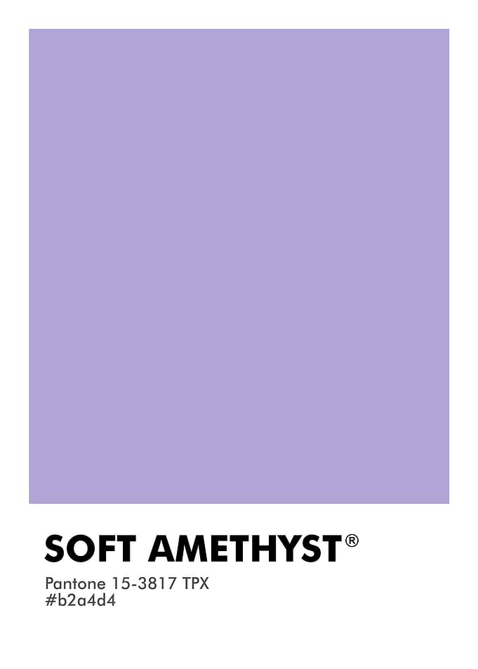 PANTONE SOFT AMETHYST