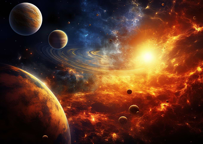 Big bang space