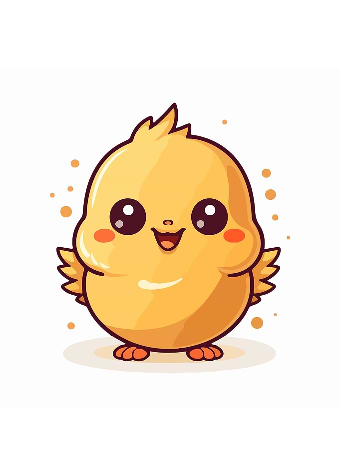 Baby Chicken Illustration