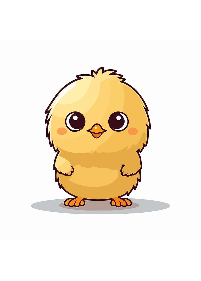 Baby Chicken Illustration