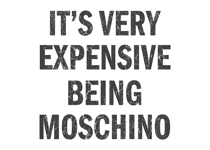 its very expensive