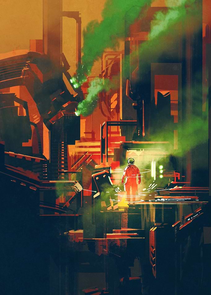 Red Astronaut