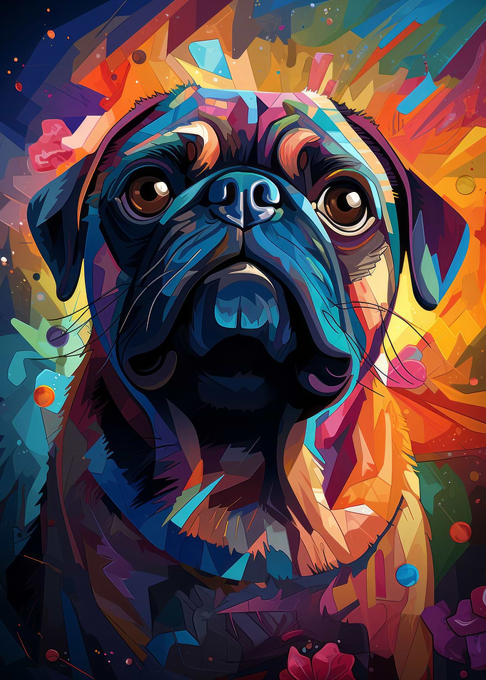 Pug in the Garden of Eden