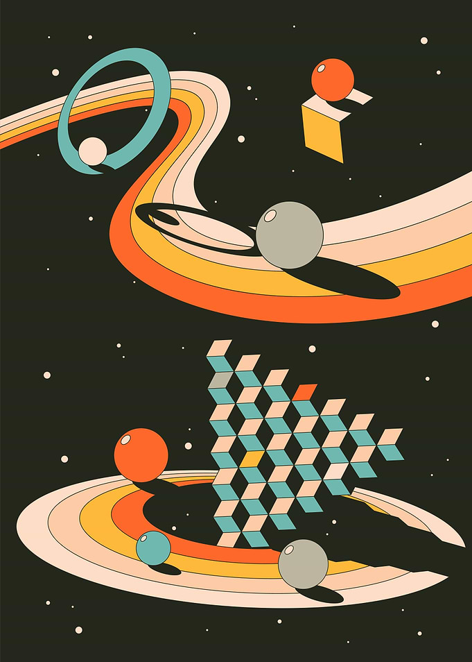psychedelic space