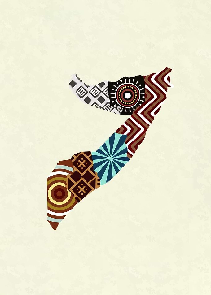 somalia map art