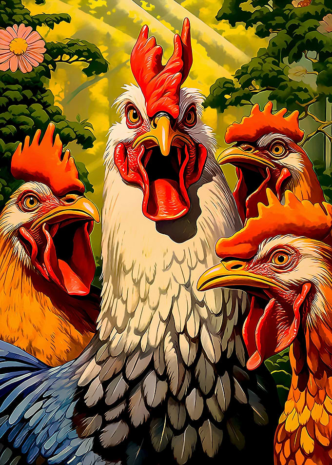 Funny Chickens