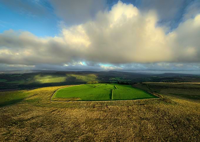 Evening light in Brecon