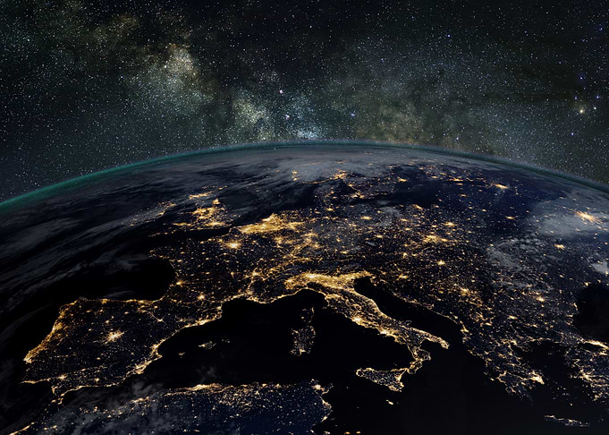 Europe at Night