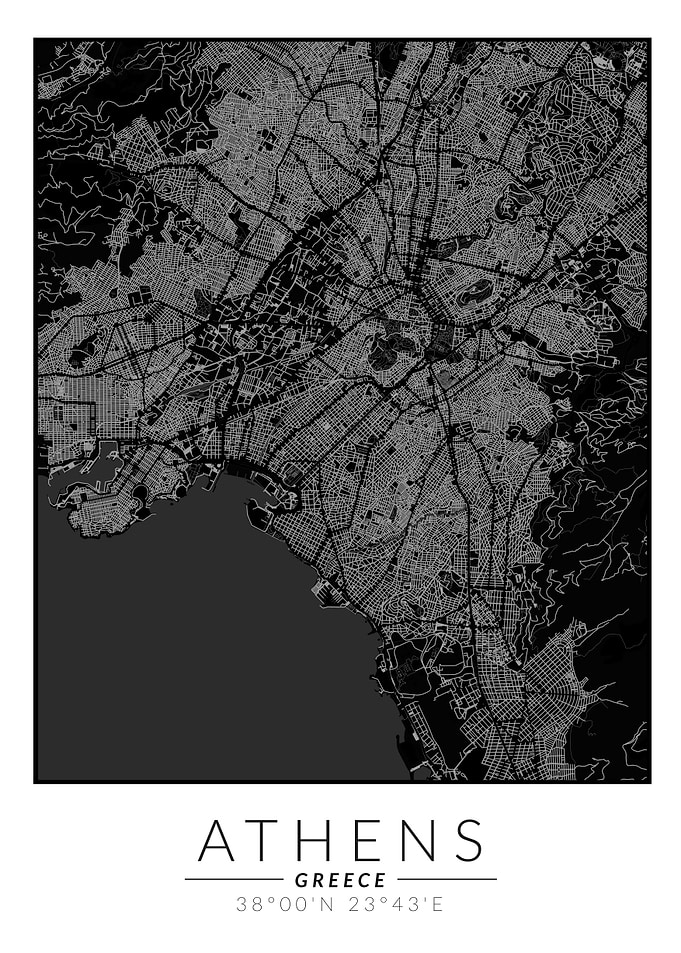 Athens Map