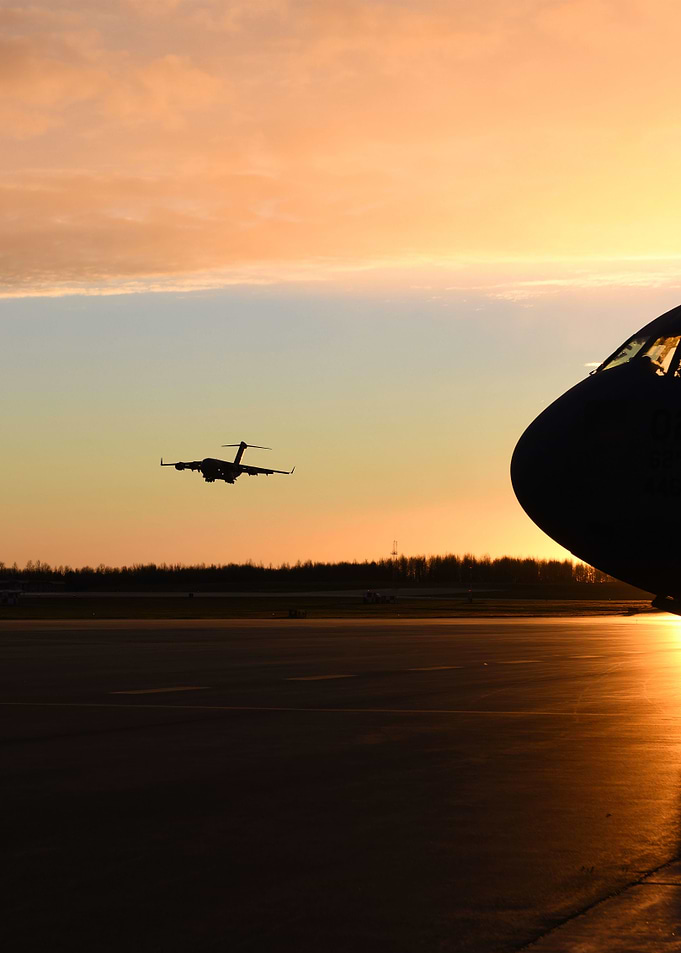 Sunset landing