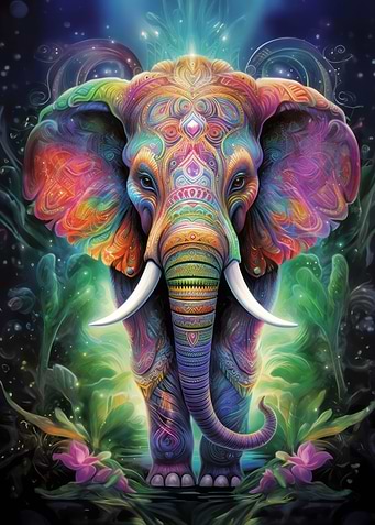 Colorful Elephant