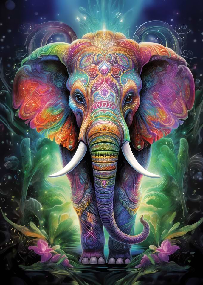Colorful Elephant