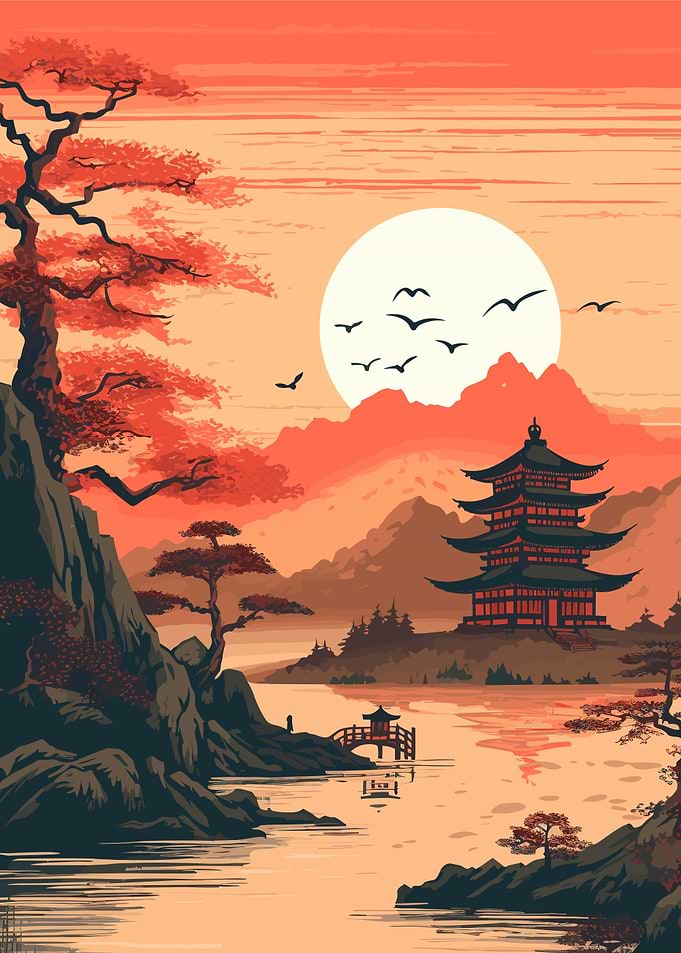 Vintage Japan Landscapes