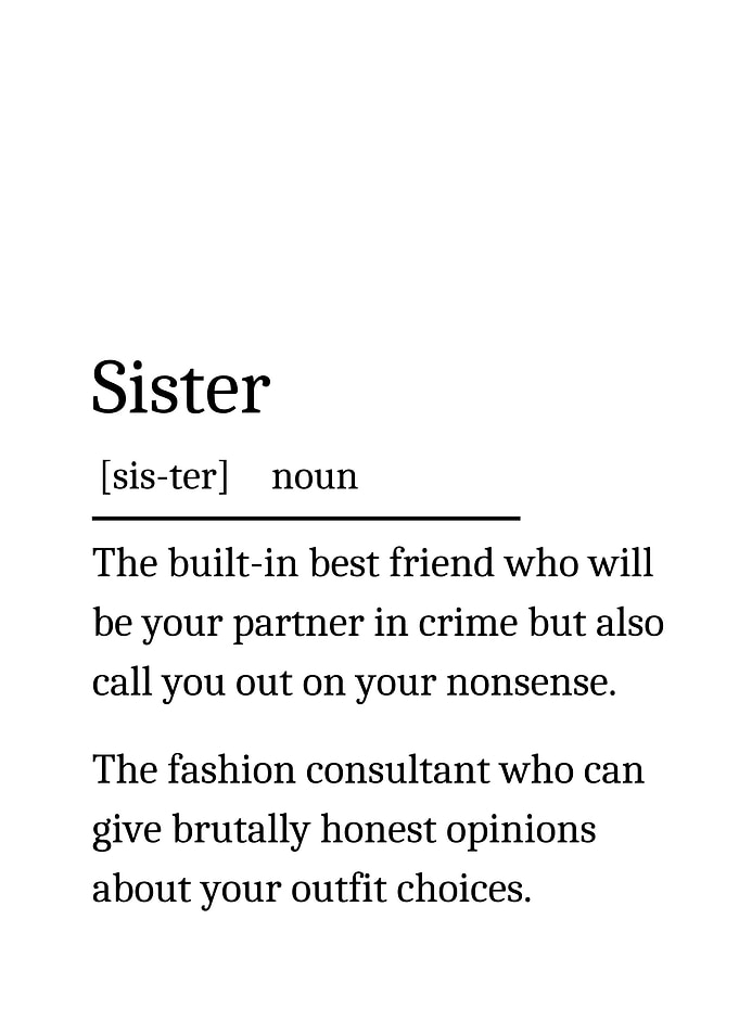 Sister Definition