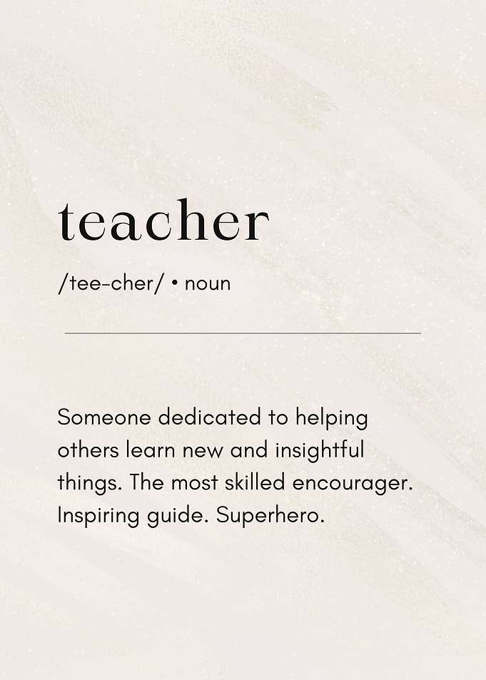 teacher funny definition