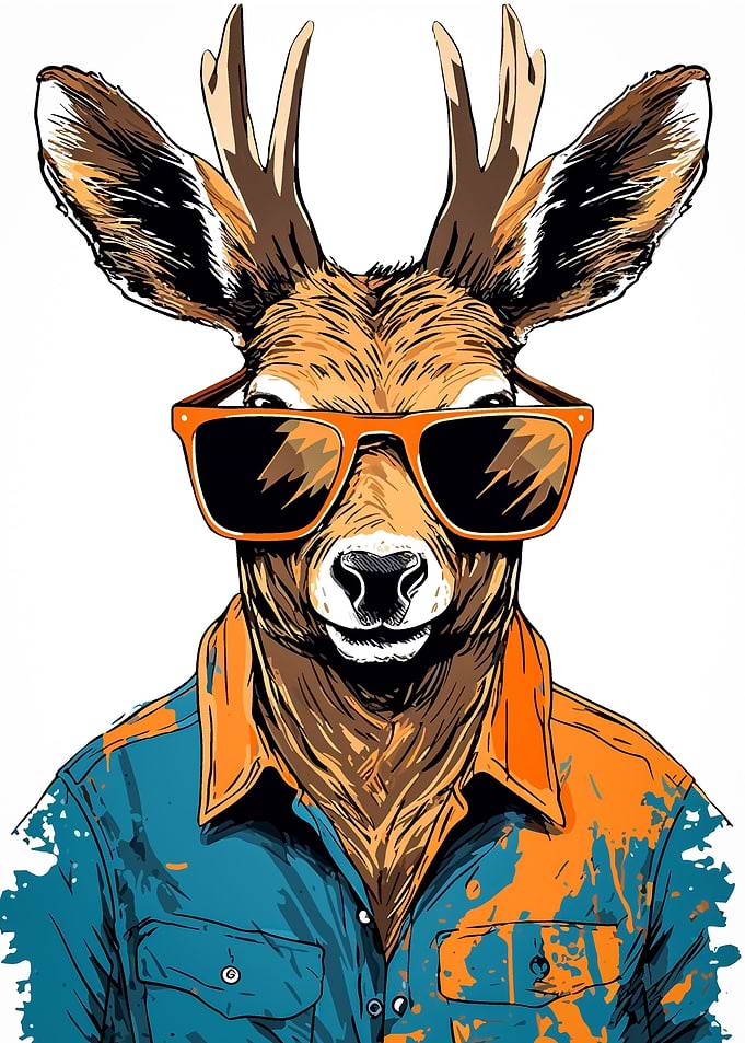deer funny animal