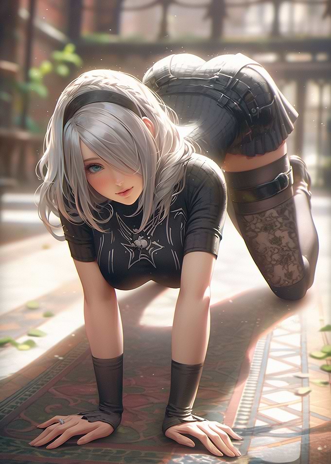 Cute Anime Game Girl
