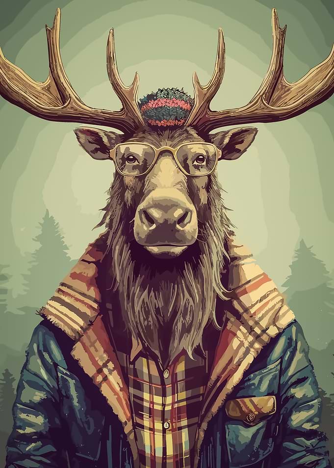 deer funny animal