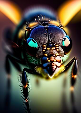 Wasp Close Up