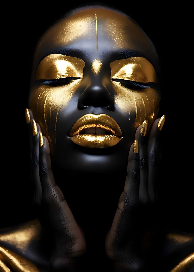 Afro Woman Portrait