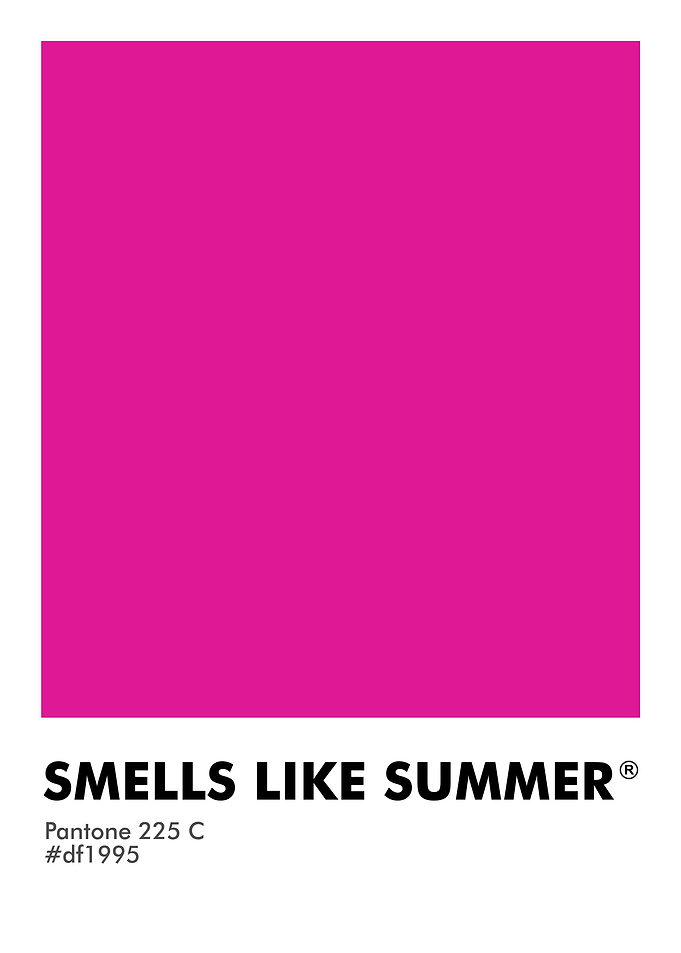 PANTONE SMELLS LIKE SUMMER