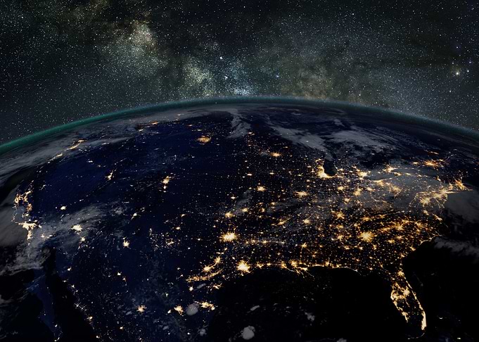America at Night