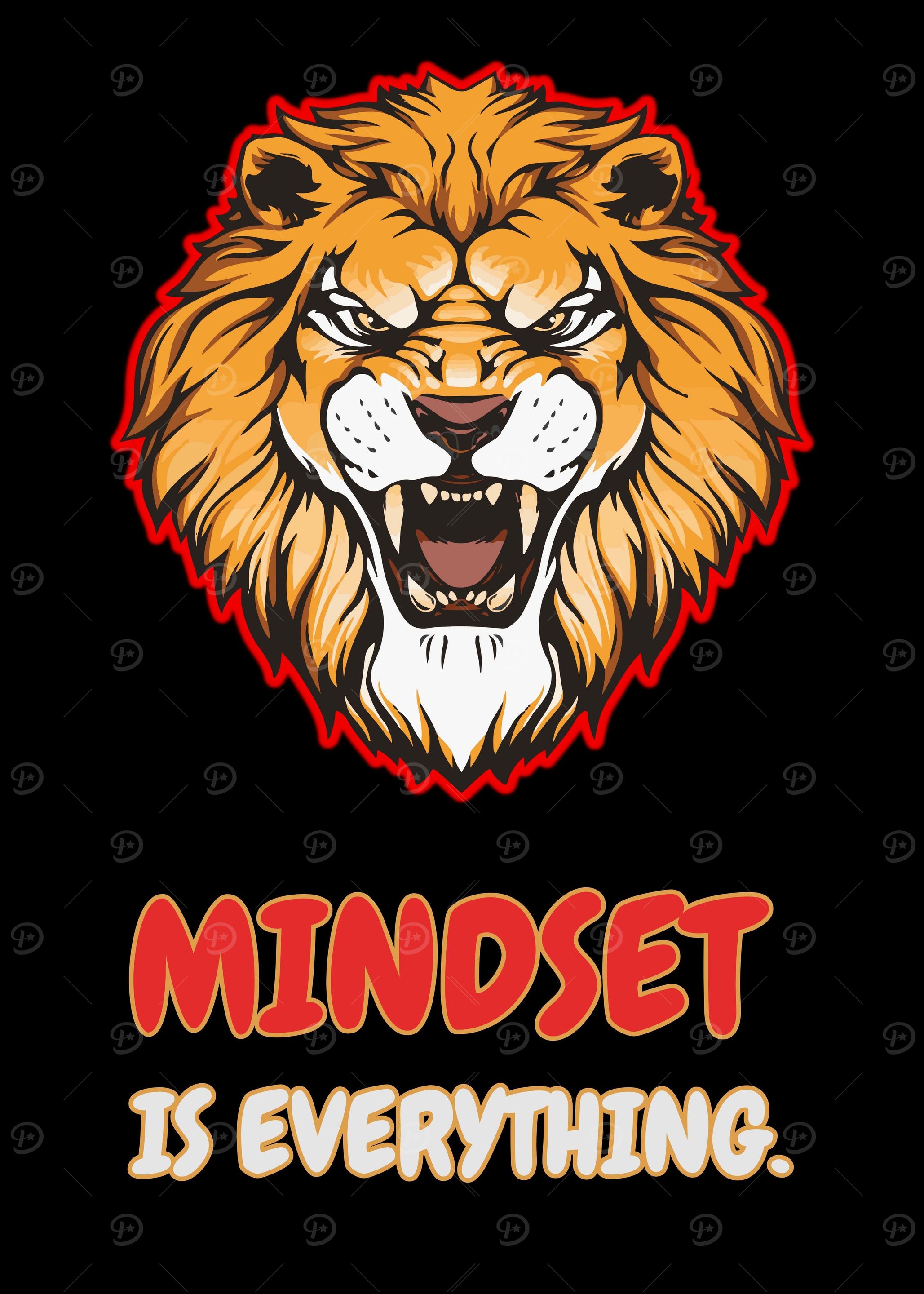 Mindset Quote Lion