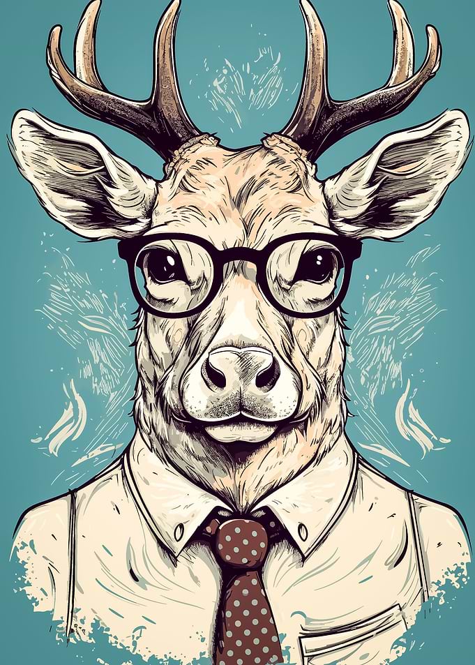 deer funny animal