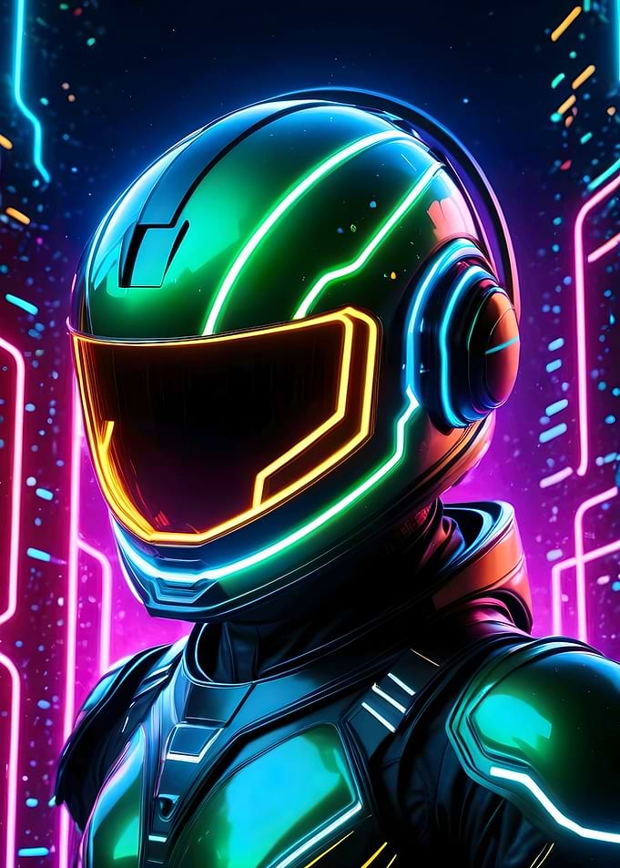 Cyberpunk Cosmonaut 1