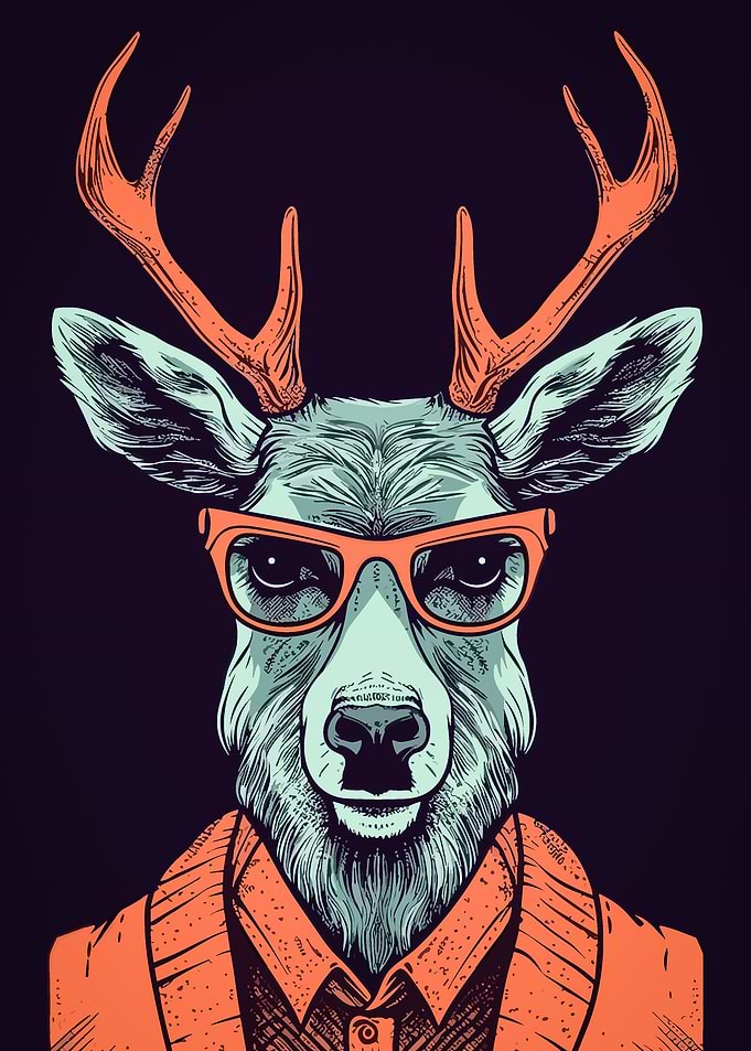 deer funny animal