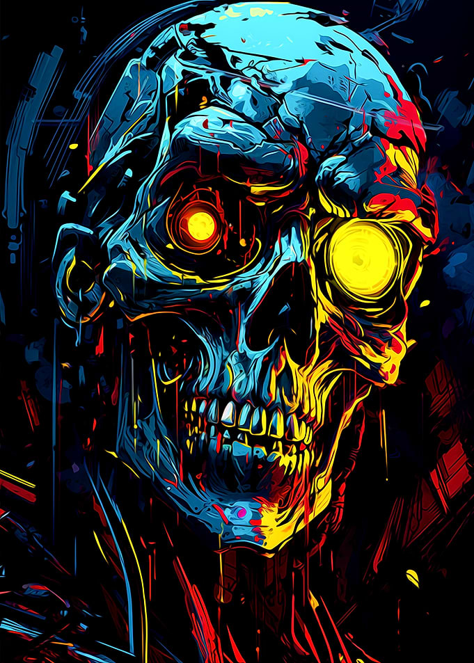 Zombie Skull