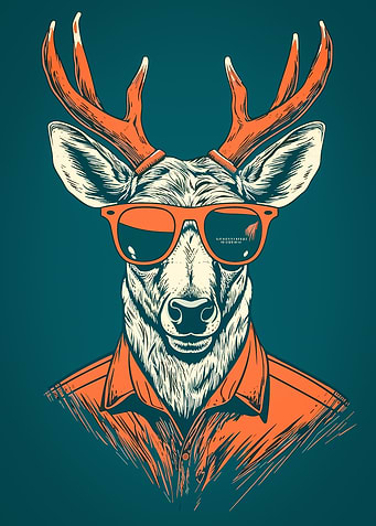 deer funny animal