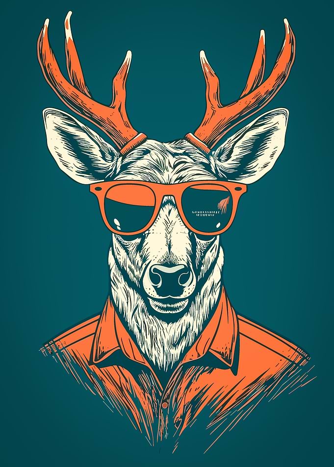 deer funny animal