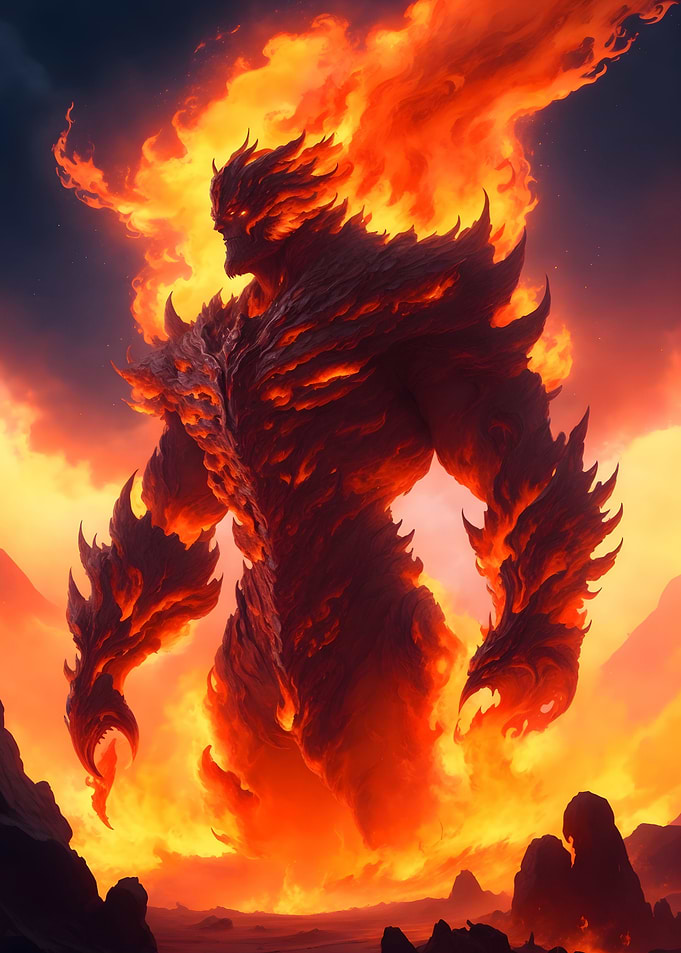 Titan of fire