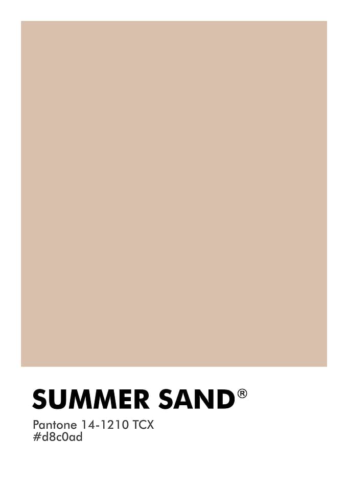 PANTONE SUMMER SAND