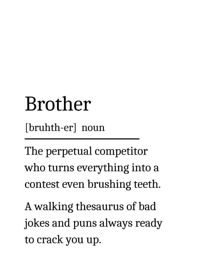 Brother Definition