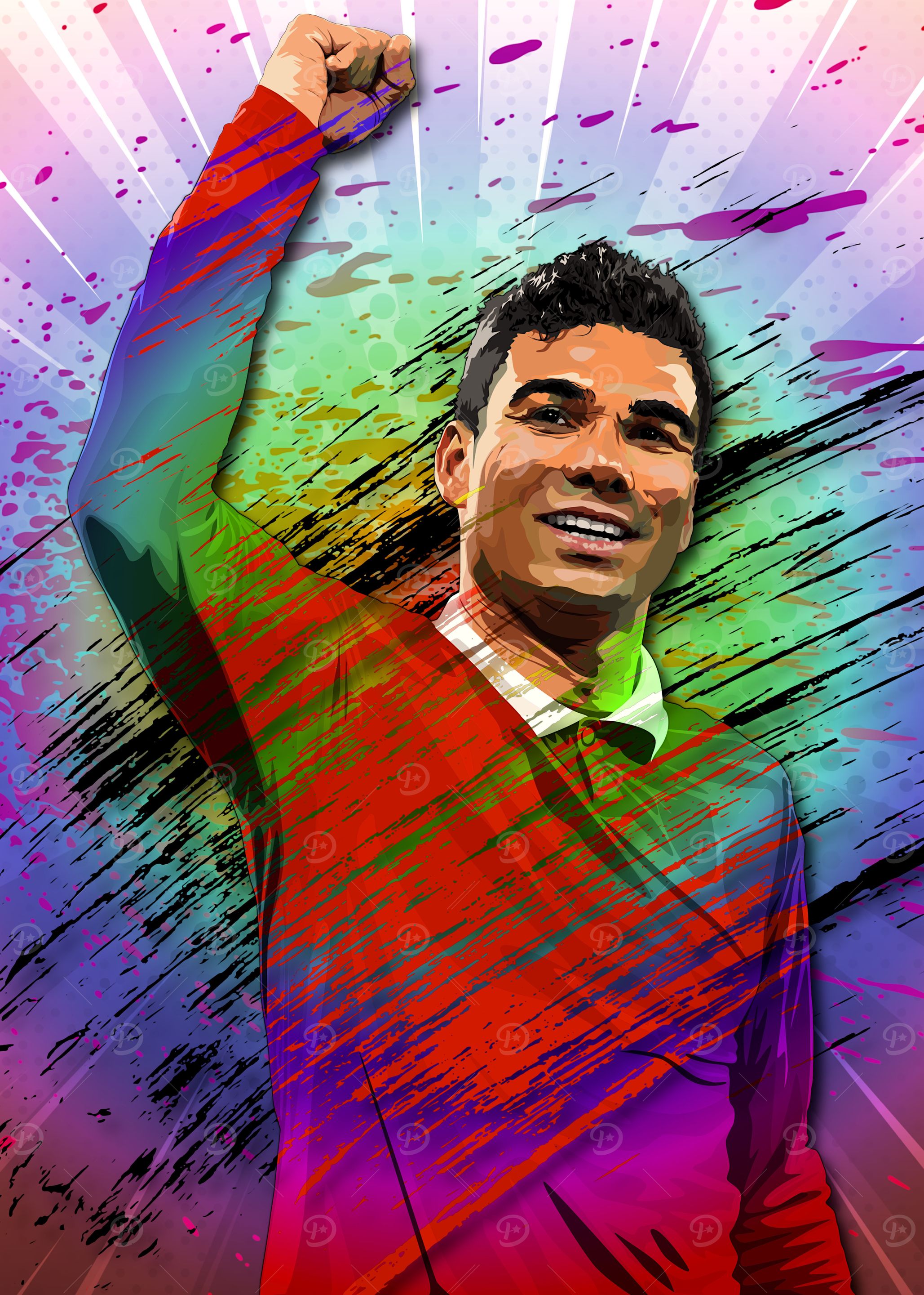 Colorful Cas Abstract Art