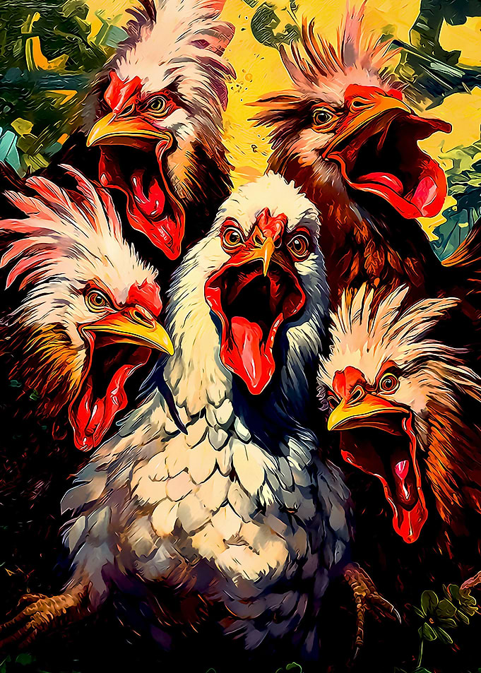 Funny Chickens