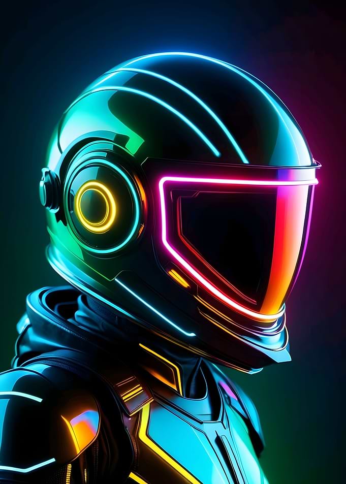 Cyberpunk Cosmonaut 2