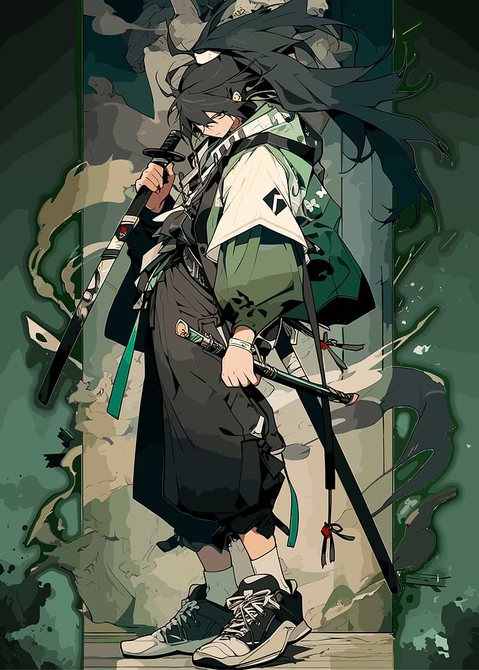 magical samurai girl