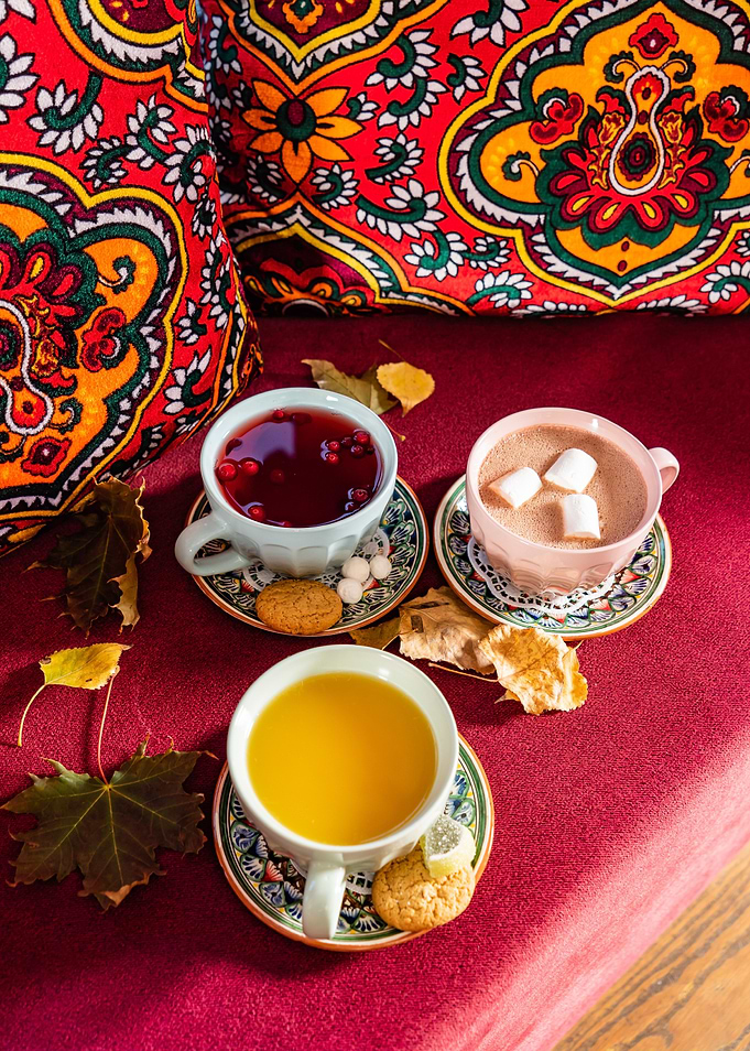 tea cups in salon