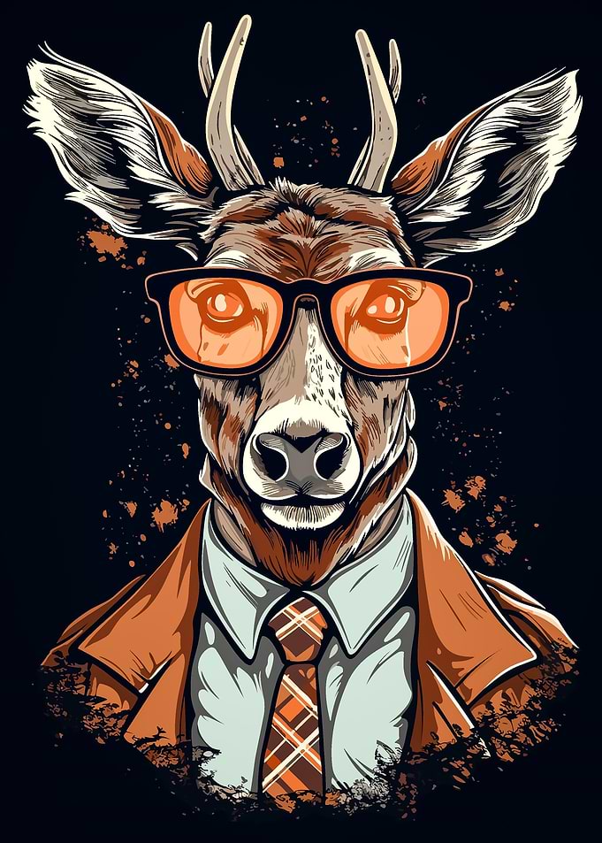 deer funny animal