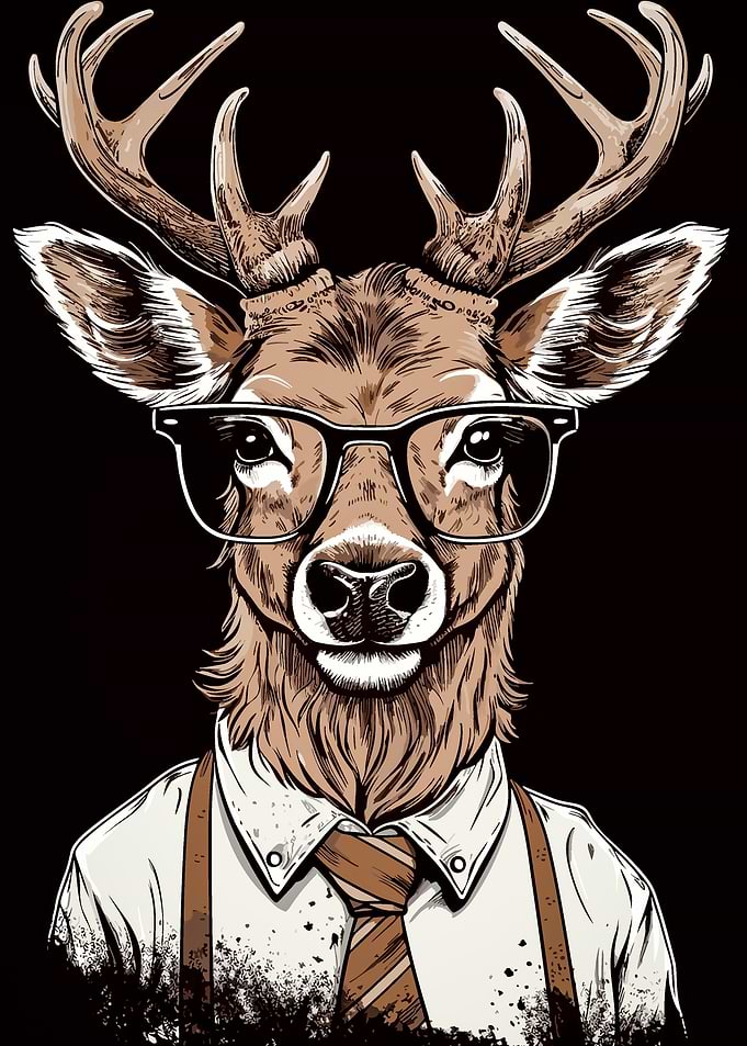 deer funny animal