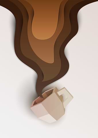 Coffee 3D Art