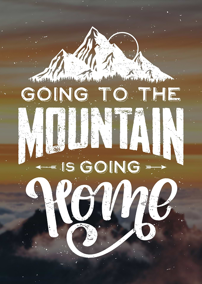 Mountain Typography