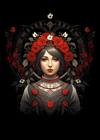 Slavic Girl Portrait