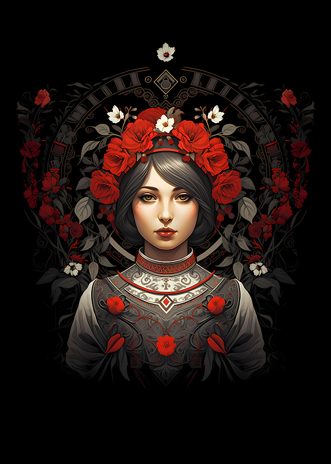 Slavic Girl Portrait