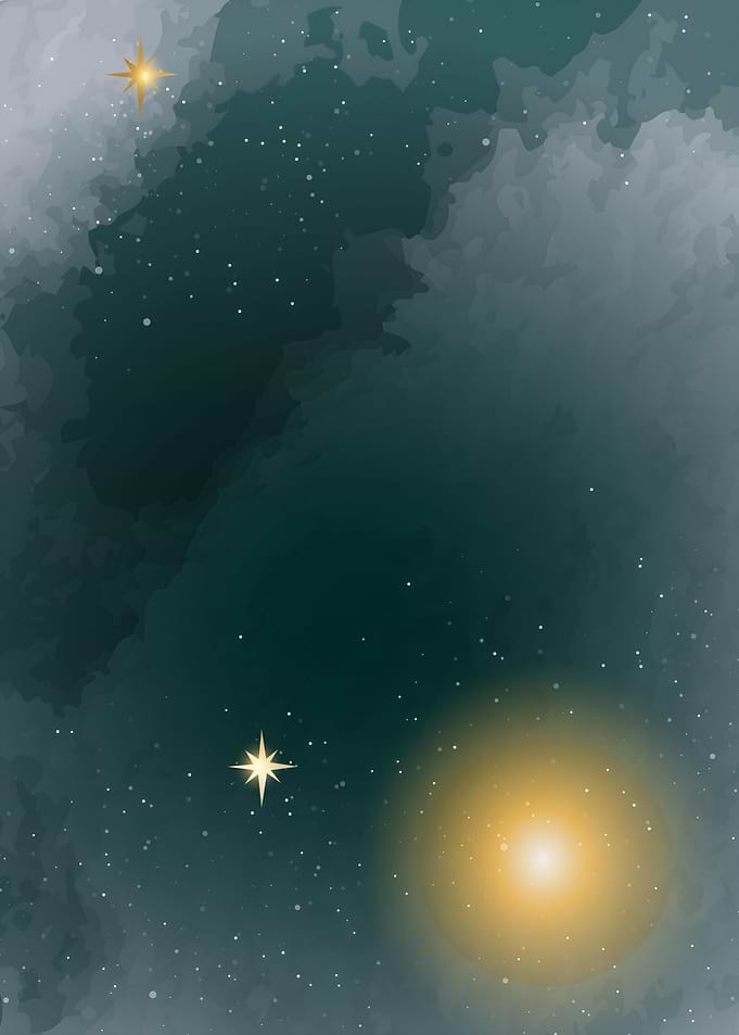 Starry Night Watercolor